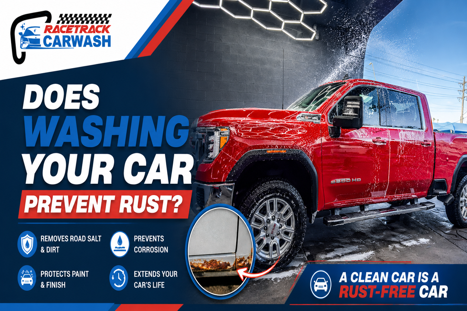 Does washing your car prevent rust? Car wash for rust prevention