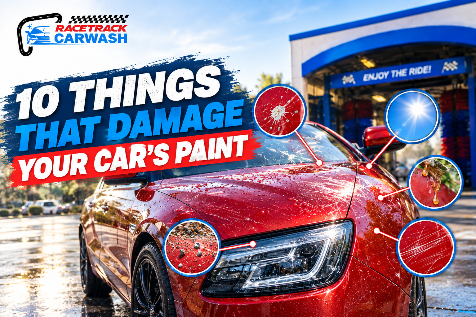 10 things that damage car paint in Manhasset NY